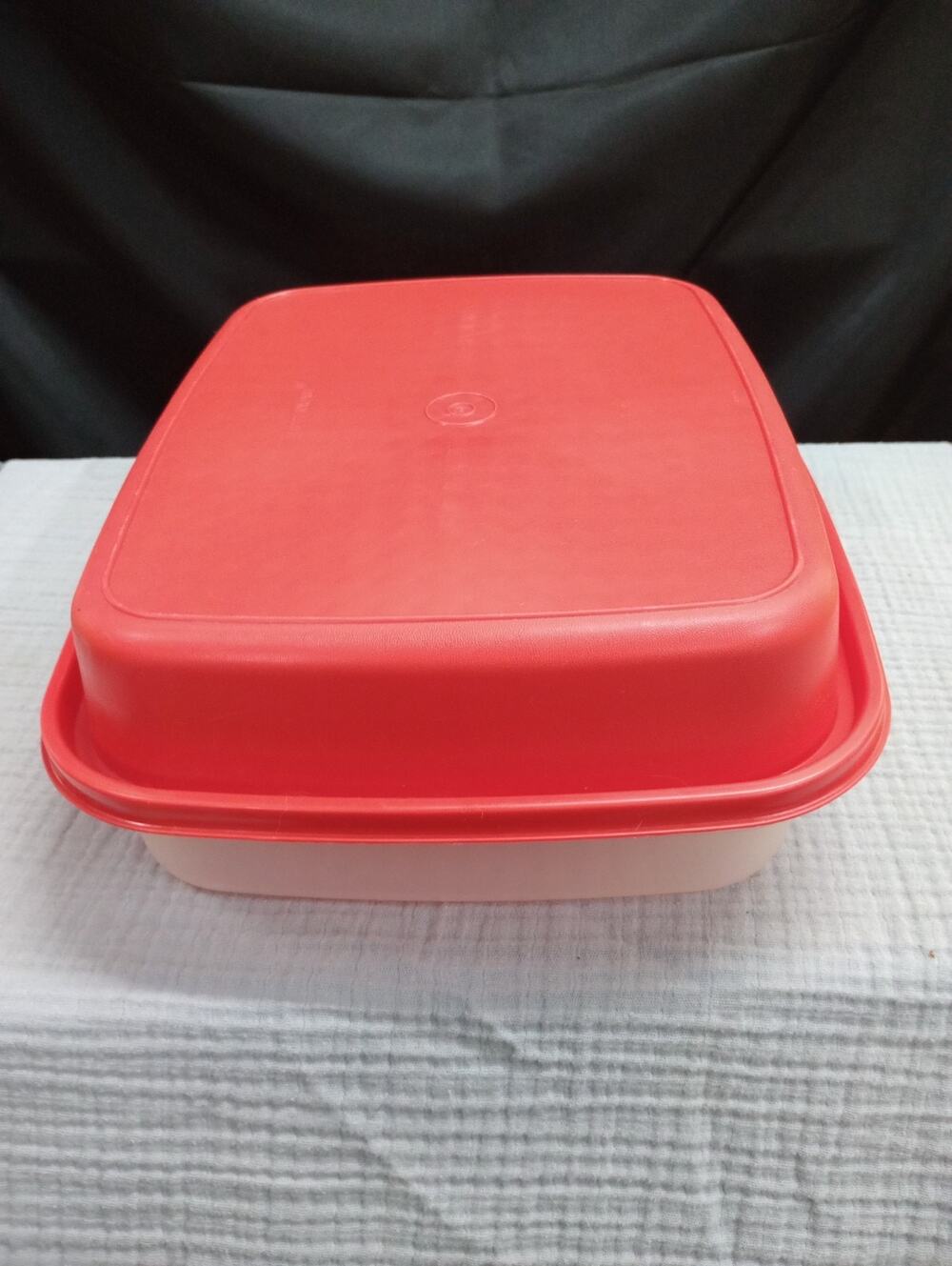 Tupperware Season 'N Serve Meat Keeper Marinade Container w/Lid Red 1294
